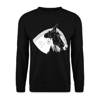 Tinker - Unisex Pullover - Schwarz - Vorne - Alina (178cm) & Michal (187cm)