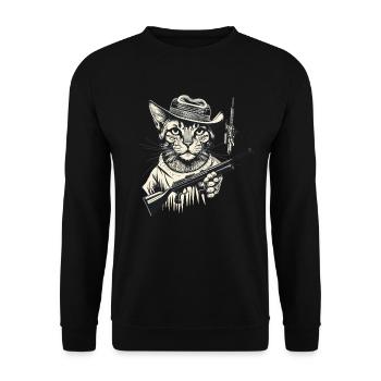 Jagd - Unisex Pullover - Schwarz - Vorne - Alina (178cm) & Michal (187cm)