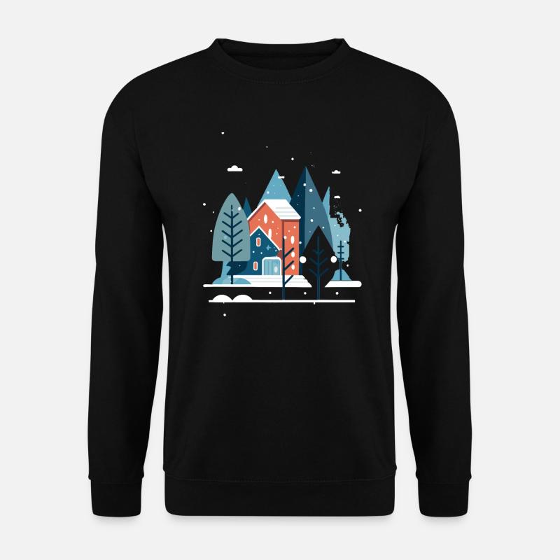 Winter - Unisex Pullover - Schwarz