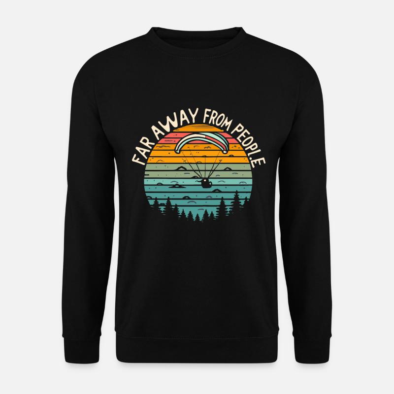 Paragleiten - Unisex Pullover - Schwarz