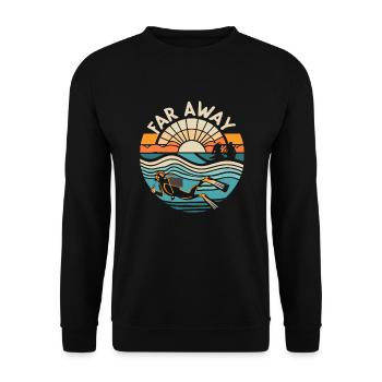Scuba Diving - Unisex Pullover - Schwarz - Vorne - Alina (178cm) & Michal (187cm)