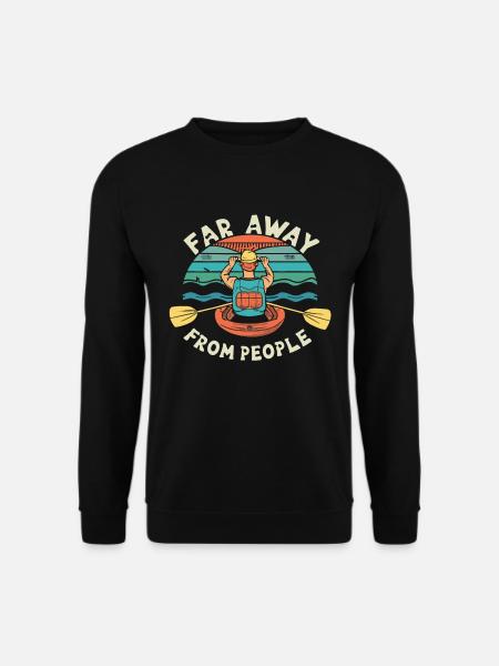 Paddeln - Unisex Pullover - Schwarz