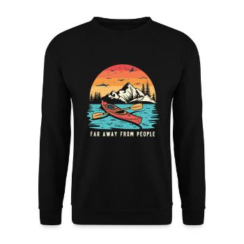 Kajak - Unisex Pullover - Schwarz - Vorne - Alina (178cm) & Michal (187cm)