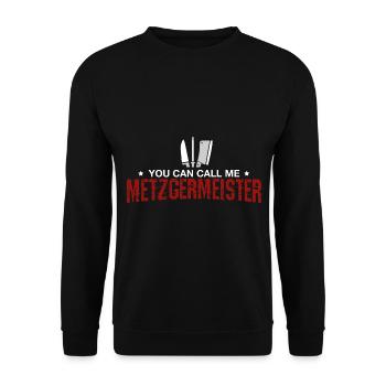 Metzger - Unisex Pullover - Schwarz - Vorne - Alina (178cm) & Michal (187cm)