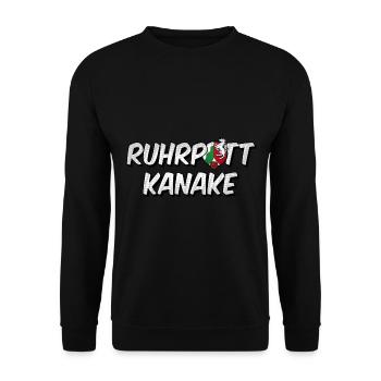 Ruhrpott Kanake NRW - Sweat-shirt Unisexe - noir - Devant - Alina (178cm) & Michal (187cm)