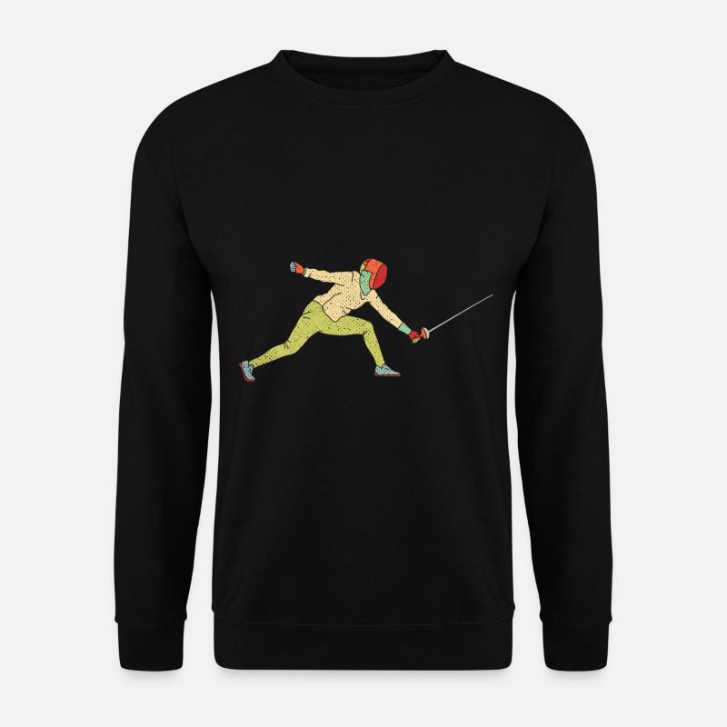Fechten - Unisex Pullover - Schwarz