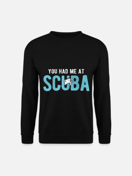 Apnoetaucher Freitaucher Taucher - Unisex Pullover - Schwarz