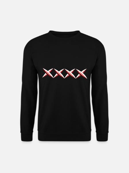 kreuze kreuz rot - Unisex Pullover - Schwarz