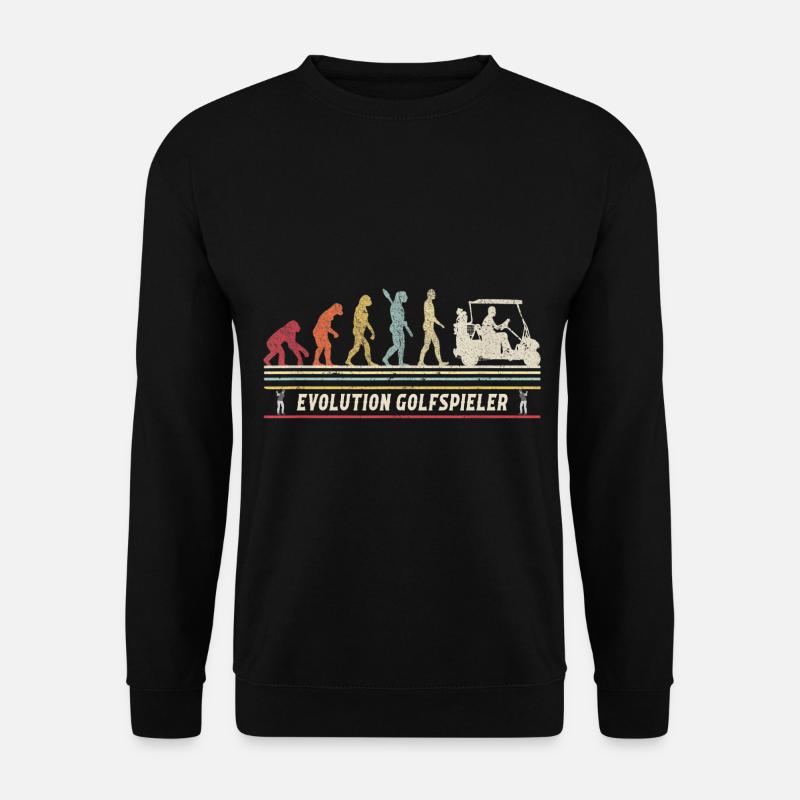 Evolution Golf retro - Sweat-shirt Unisexe - noir