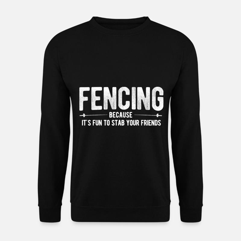 Fechten - Unisex Pullover - Schwarz