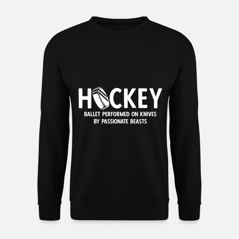 Eishockey - Unisex Pullover - Schwarz