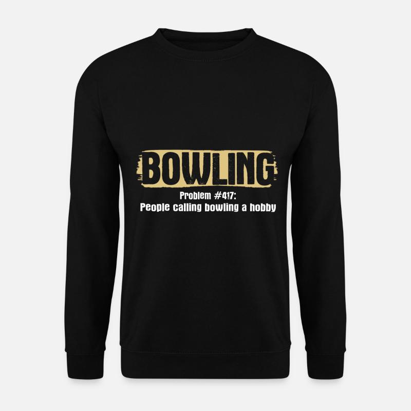 Bowling - Unisex Pullover - Schwarz