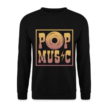 Pop music woman, kpop, vietnam, anime, music, kid - Unisex Sweatshirt - black - Front - Alina (178cm) & Michal (187cm)