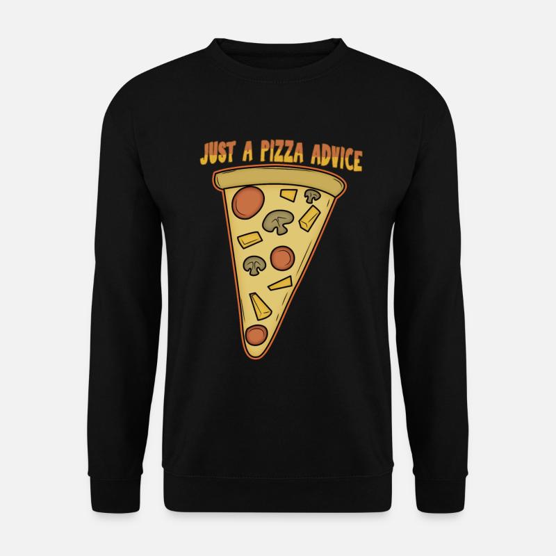 Just a Pizza Advice gift, partnerlook - Unisex Sweatshirt - black