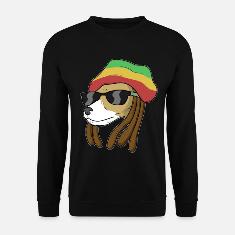 Reggae Dog - Unisex Pullover - Schwarz