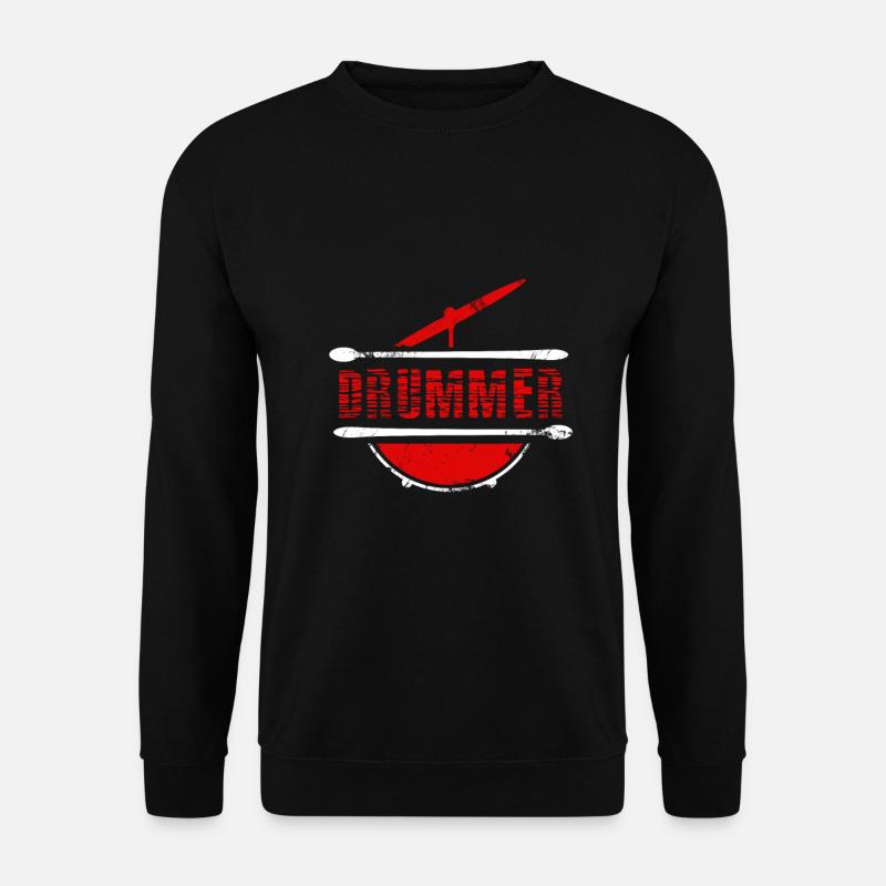Trommel - Unisex Pullover - Schwarz