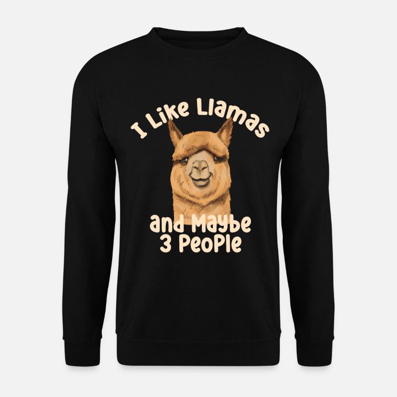 Lama - Unisex Sweatshirt - black