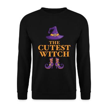 La sorcière la plus mignonne - Sweat-shirt Unisexe - noir - Devant - Alina (178cm) & Michal (187cm)