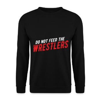 Grappling Martial Arts Wrestling - Unisex Pullover - Schwarz - Vorne - Alina (178cm) & Michal (187cm)