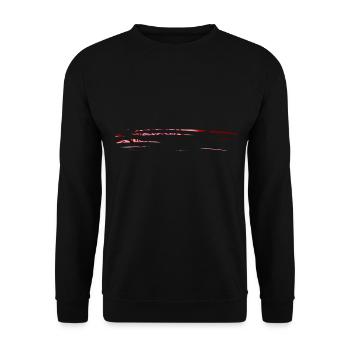 linien linie - Unisex Pullover - Schwarz - Vorne - Alina (178cm) & Michal (187cm)