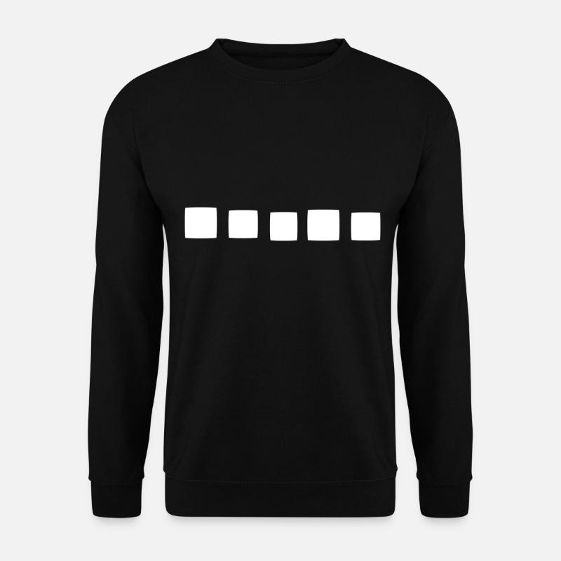Square Square Icon Shapes - Unisex Sweatshirt - black