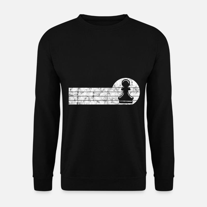 Échecs de jeu d’échecs de jeu d’échecs - Sweat-shirt Unisexe - noir