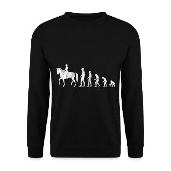 Dressage Dressage Dressage Rider Evolution - Unisex Sweatshirt - black - Front - Alina (178cm) & Michal (187cm)