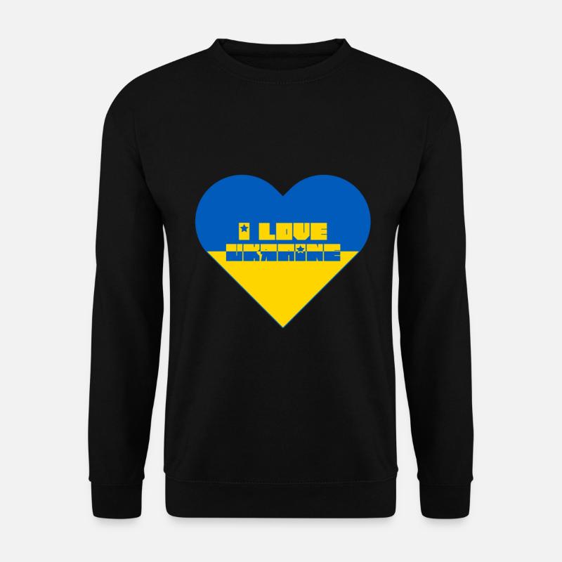 Ukraine - Unisex Pullover - Schwarz