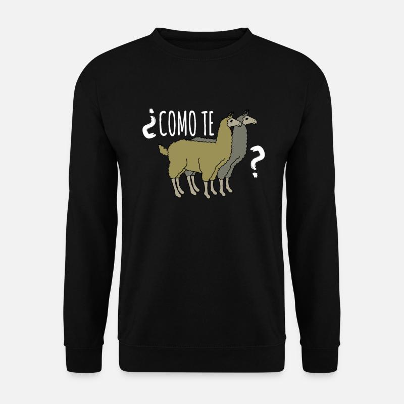 Wie heißt du - Unisex Pullover - Schwarz