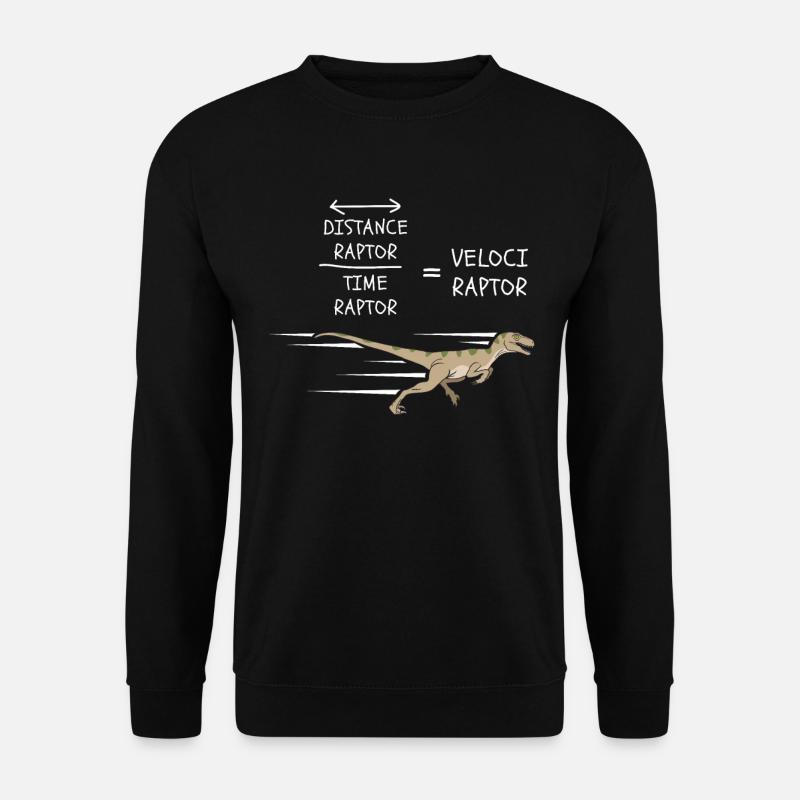 Velociraptor-Gleichung - Unisex Pullover - Schwarz