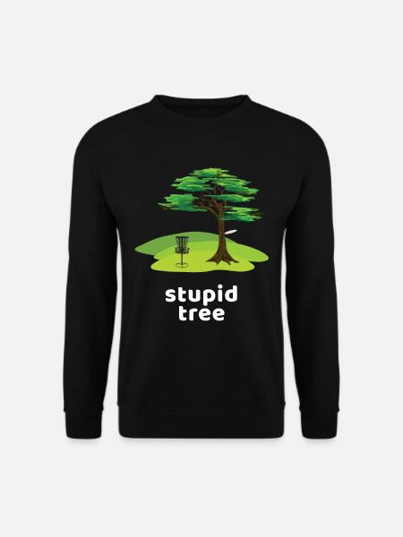 Stupid Tree Disc Golf - Sweat-shirt Unisexe - noir