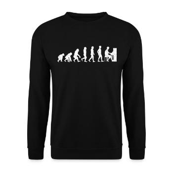 Klavier-Entwicklung - Unisex Pullover - Schwarz - Vorne - Alina (178cm) & Michal (187cm)