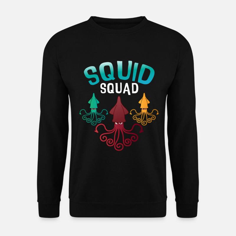 Tintenfisch Squad - Unisex Pullover - Schwarz