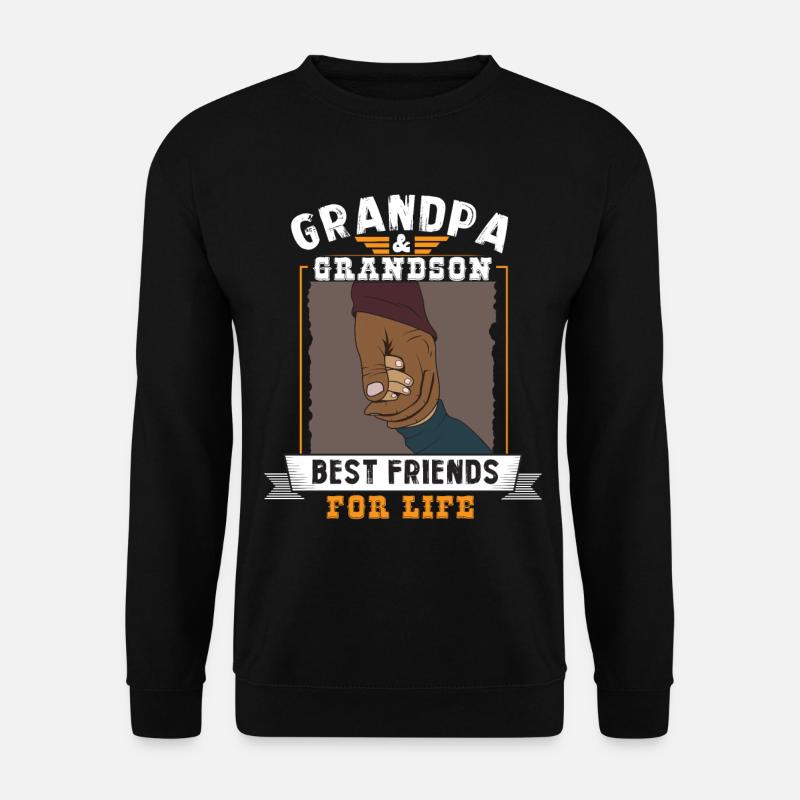 Grandpa And Grandson - Unisex Sweatshirt - black