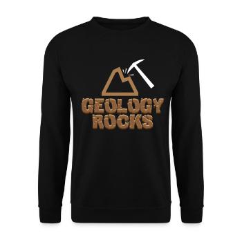 Géologie Roches - Sweat-shirt Unisexe - noir - Devant - Alina (178cm) & Michal (187cm)
