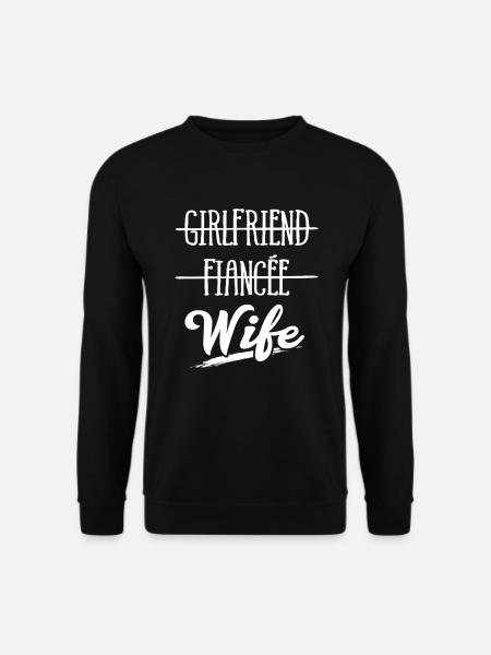 Épouse fiancée - Sweat-shirt Unisexe - noir