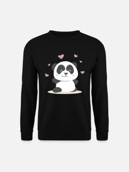 Kawaii Panda - Unisex Sweatshirt - black