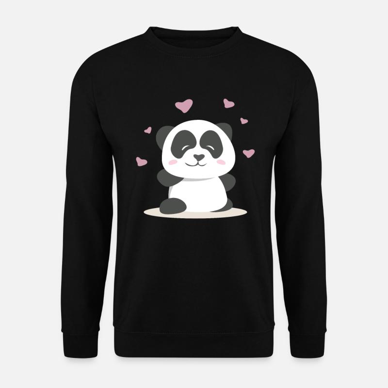 Kawaii Panda - Unisex Sweatshirt - black
