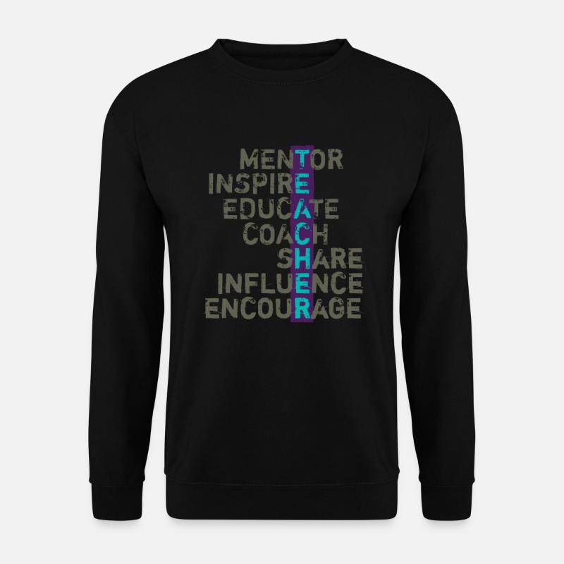 Lehrer Wertschätzung - Unisex Pullover - Schwarz