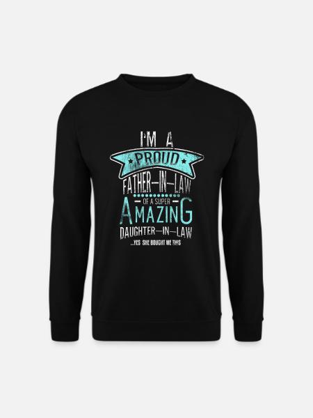 Stolzer Schwiegervater - Unisex Pullover - Schwarz