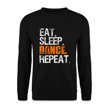 Mangez vos danses du sommeil - Sweat-shirt Unisexe - noir - Devant - Alina (178cm) & Michal (187cm)