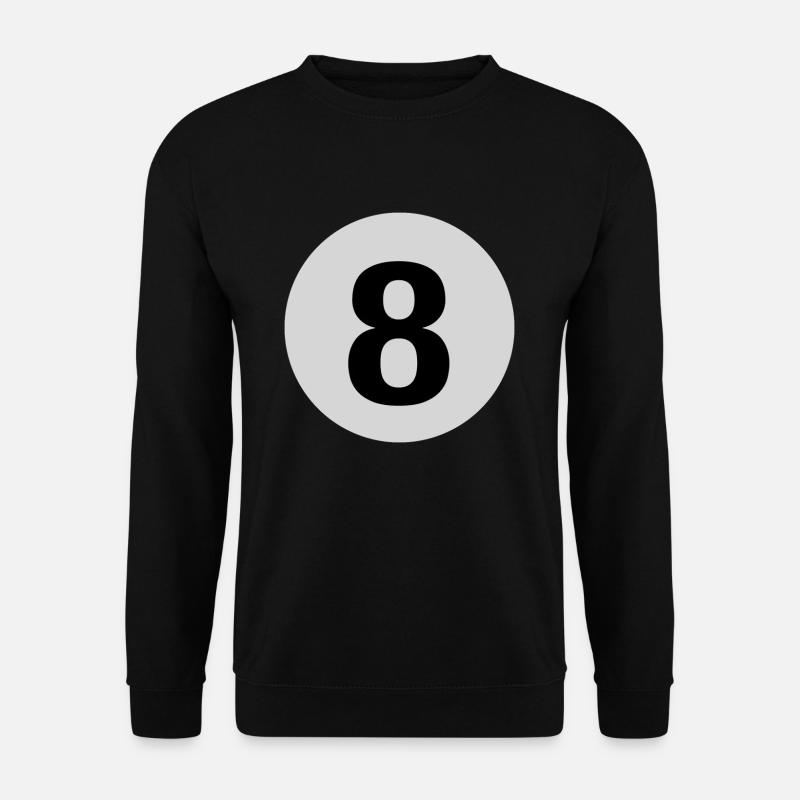 Billiard 8 Ball Pool - Unisex Pullover - Schwarz