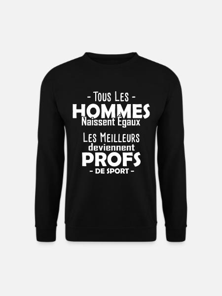 Professeur de sport / Sport de sport, Cadeau drôle - Sweat-shirt Unisexe - noir