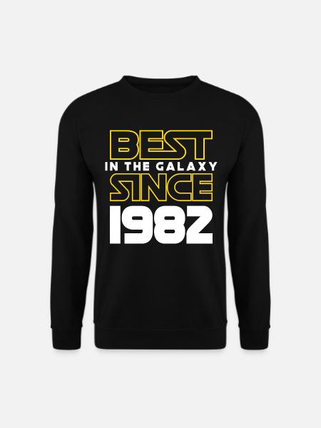 Meilleur De La Galaxie 1982 40 Ans Anniversaire - Sweat-shirt Unisexe - noir