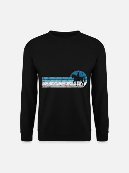 Dressur Dressurreiten Dressurreiter Reiten Pferd - Unisex Pullover - Schwarz