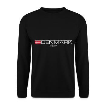 Denmark - Hygge - Dänemark - Unisex Pullover - Schwarz - Vorne - Alina (178cm) & Michal (187cm)