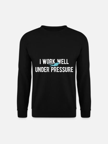 Apnoetaucher Freitaucher Taucher - Unisex Pullover - Schwarz