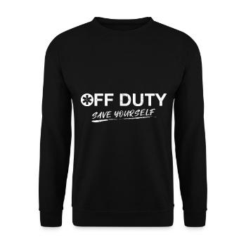 Mediziner Mediziner Geschenk Für Einen Arzt - Unisex Pullover - Schwarz - Vorne - Alina (178cm) & Michal (187cm)