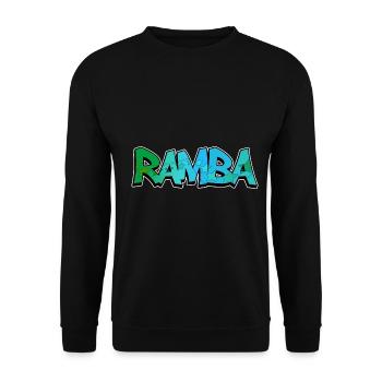 Ramba Zamba partner look - Unisex Sweatshirt - black - Front - Alina (178cm) & Michal (187cm)