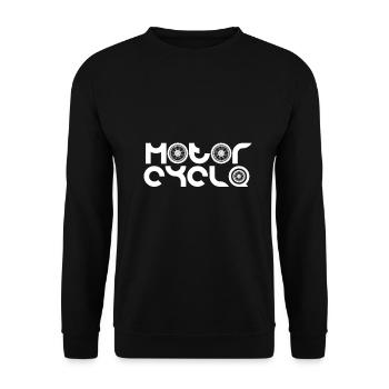 Moto - Sweat-shirt Unisexe - noir - Devant - Alina (178cm) & Michal (187cm)